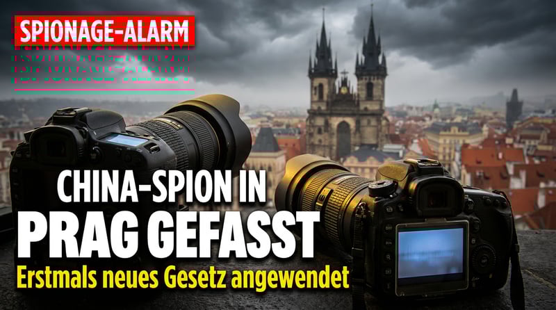Tschechien setzt erstmals neues Spionagegesetz ein: Chinesischer Journalist in Prag verhaftet