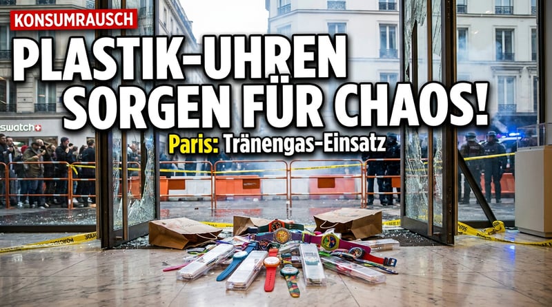 Tumult um Plastikuhren: Wie eine Swatch-Kollektion die westlichen Innenstädte in Aufruhr versetzte