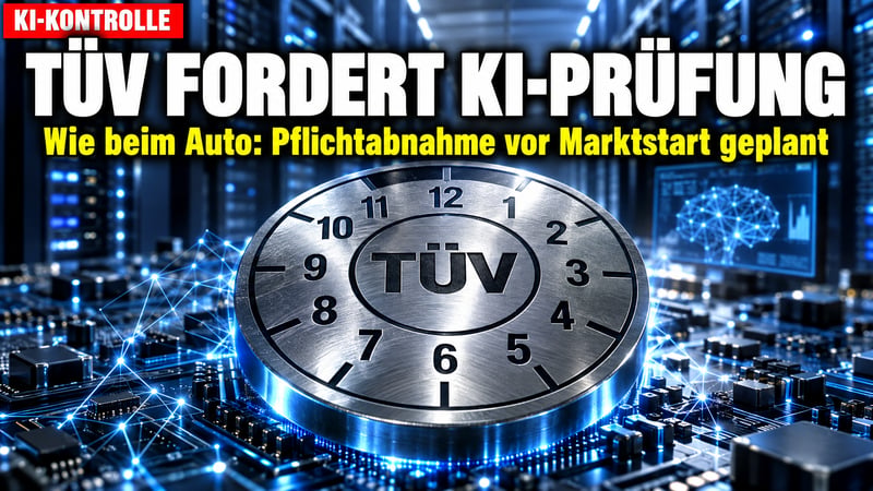 TÜV will KI-Zulassung wie beim Auto: Prüfstempel für ChatGPT?