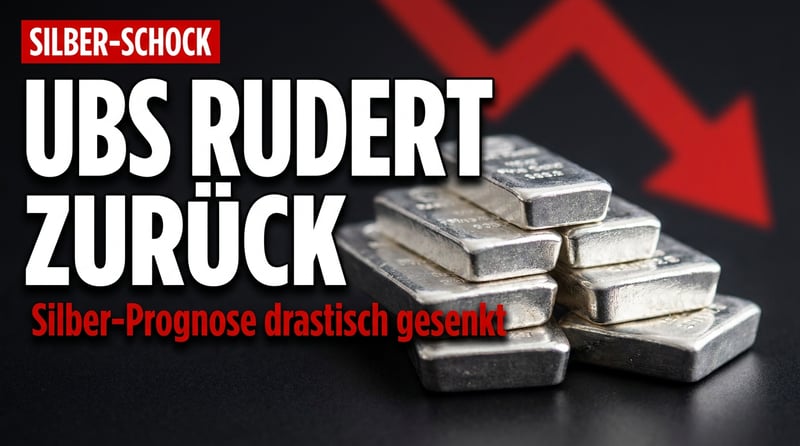 UBS rudert zurück: Warum die Silber-Prognosen plötzlich nach unten korrigiert werden