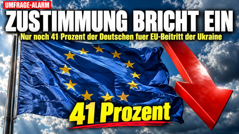 Ukraine in die EU? Nur noch 41 Prozent der Deutschen sind dafür!
