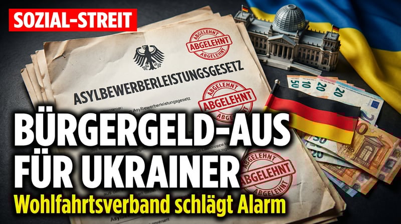 Ukrainische Flüchtlinge vor dem Aus beim Bürgergeld: Wohlfahrtsverband tobt