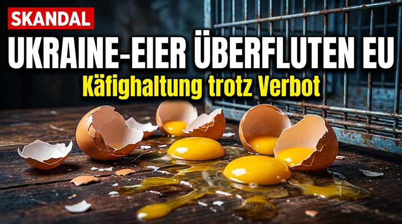 Ukrainische Käfigeier überfluten Europa: Ein Verrat am deutschen Verbraucher