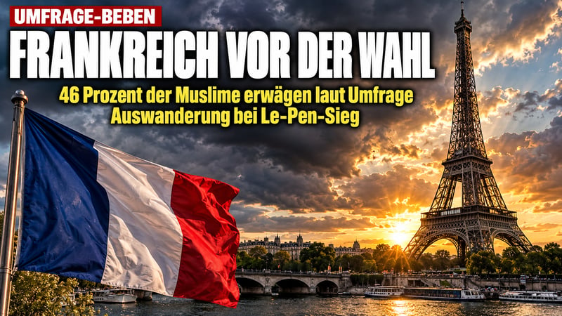 Umfrage-Beben in Paris: Fast jeder zweite Muslim erwägt Auswanderung
