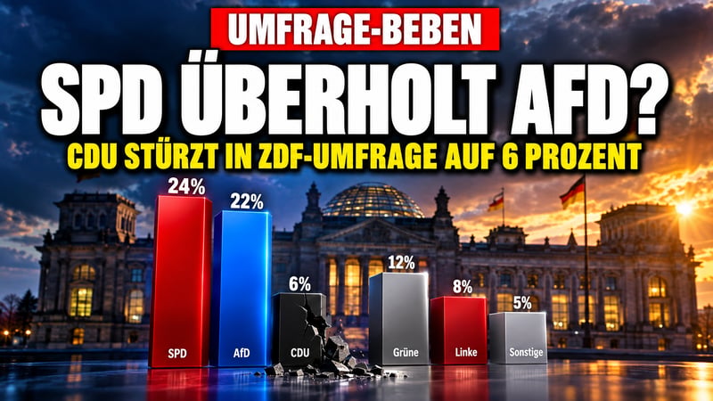 Umfrage-Beben vor MV-Wahl: ZDF sieht SPD vorn – CDU bei 6 Prozent!