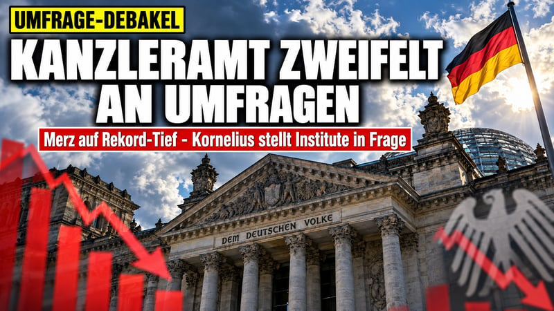 Umfrage-Debakel: Kanzleramt zweifelt lieber an den Instituten