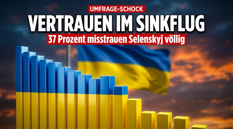 Umfrage-Schock für Selenskyj: Ex-General lässt ihn weit hinter sich