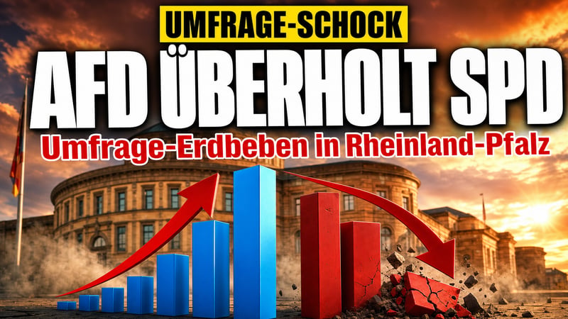 Umfrage-Schock in Mainz: AfD überholt SPD – Schwarz-Rot unter Druck