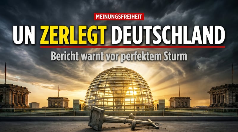 UN-Bericht zerlegt Deutschlands Meinungsfreiheit: Im «Auge eines perfekten Sturms»