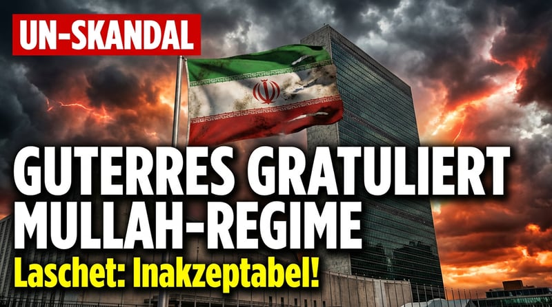 UN-Chef gratuliert Mullah-Regime: Laschet geißelt Guterres' Glückwünsche an Teheran als „inakzeptabel"