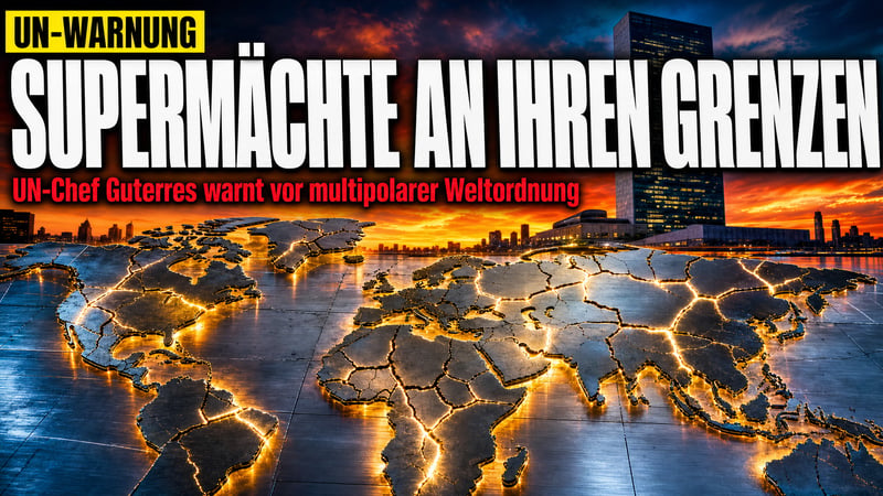 UN-Chef warnt: „Zeit, dass die Supermächte ihre Grenzen begreifen“