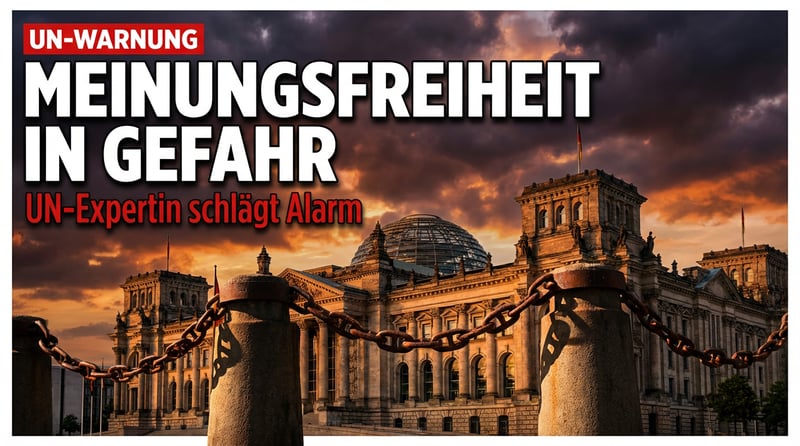 UN-Expertin schlägt Alarm: Meinungsfreiheit in Deutschland massiv bedroht