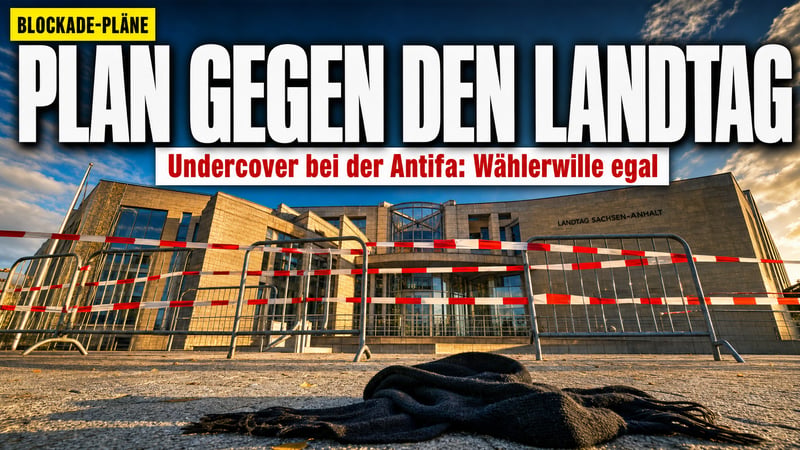 Undercover bei der Antifa: Blockade-Pläne gegen den Wählerwillen
