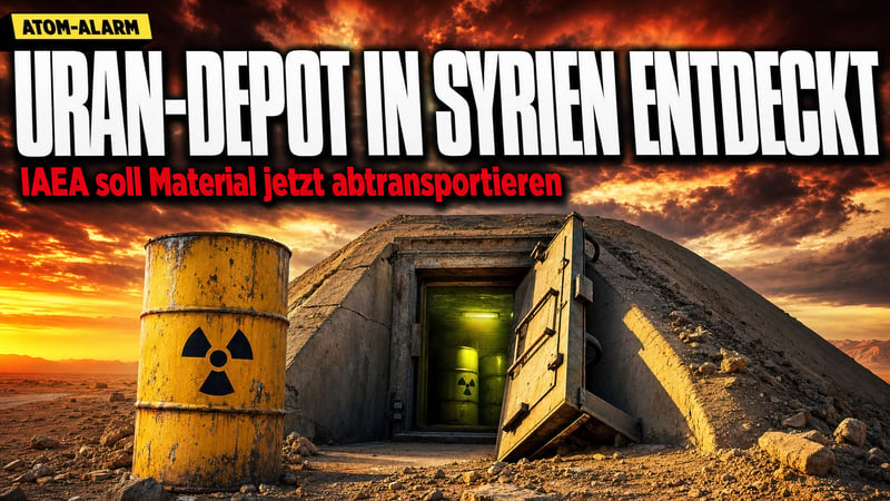 Uran aus Assads Erbe: Wie ein Geheimdepot Nahost fast zum Kippen brachte