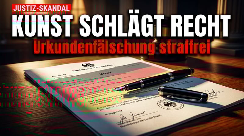 Urkundenfälschung als „Kunst": Gericht spricht Aktivisten trotz erfülltem Tatbestand frei