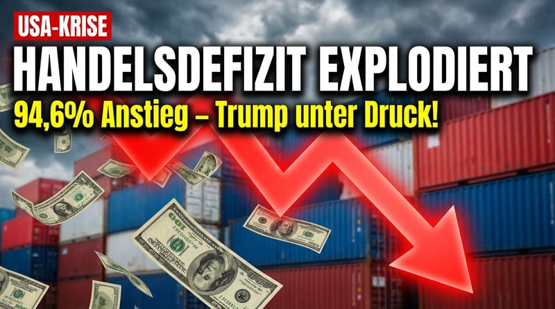 US-Handelsdefizit explodiert: Trumps Zollpolitik steht vor gewaltiger Bewährungsprobe