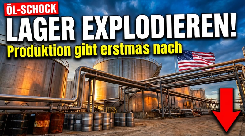 US-Ölmarkt im Spannungsfeld: Lagerbestände explodieren, während Produktion erstmals nachgibt
