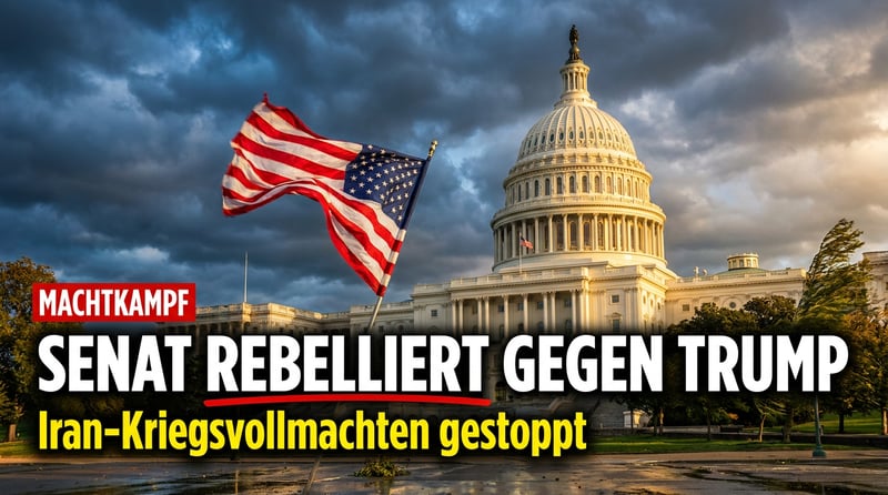 US-Senat rebelliert gegen Trump: Kriegsvollmachten im Iran-Konflikt sollen beschnitten werden