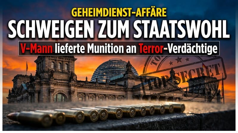 V-Mann lieferte Munition — und Berlin schweigt zum „Staatswohl"