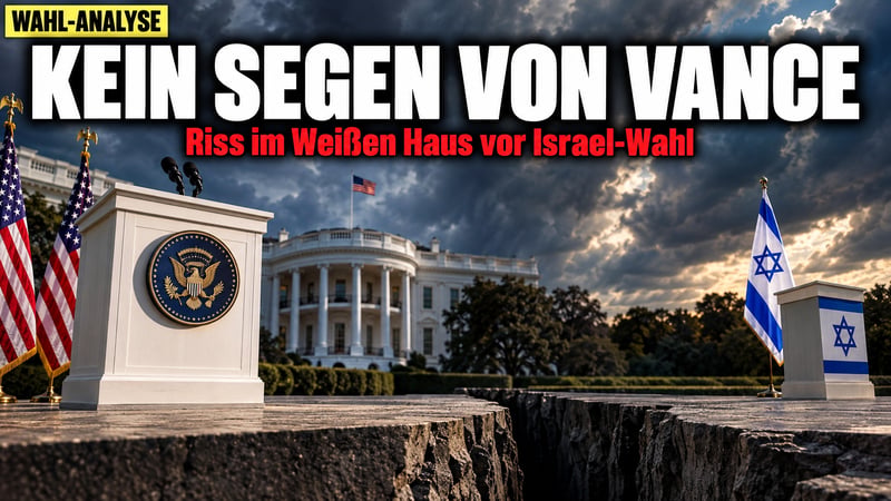 Vance lässt Trump allein: Kein Segen für Netanjahu vor Israel-Wahl!