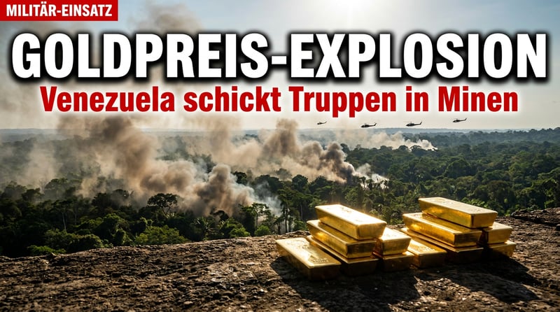 Venezuela schickt Soldaten gegen illegale Goldminen – während der Goldpreis Richtung 5.000 Dollar marschiert