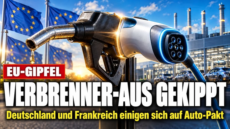 Verbrenner-Aus vor dem Aus: Merz und Macron schmieden Auto-Pakt!