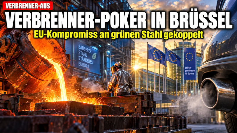 Verbrenner-Poker in Brüssel: Rettung mit Haken aus grünem Stahl?