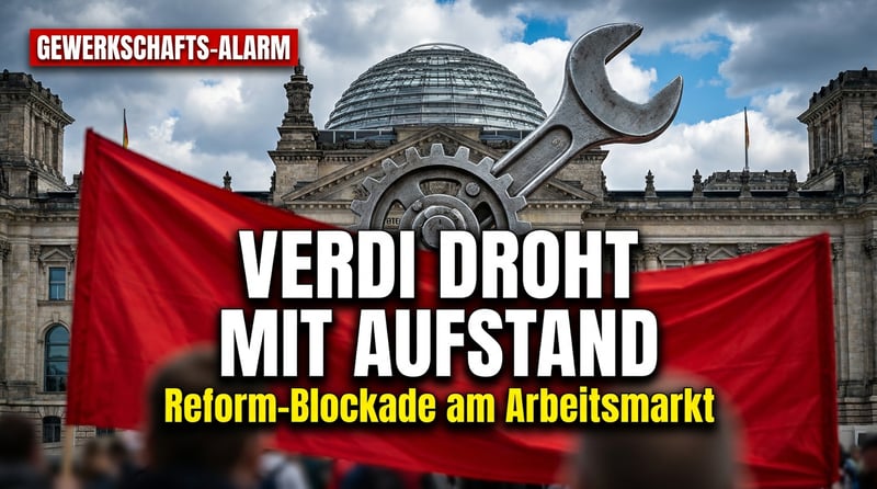 Verdi-Boss probt den Aufstand: Wenn Gewerkschaften Reformen ersticken wollen