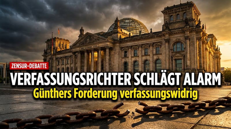 Verfassungsrechtler zerlegt Günthers Zensur-Fantasien: Der Weg in die autoritäre Demokratie