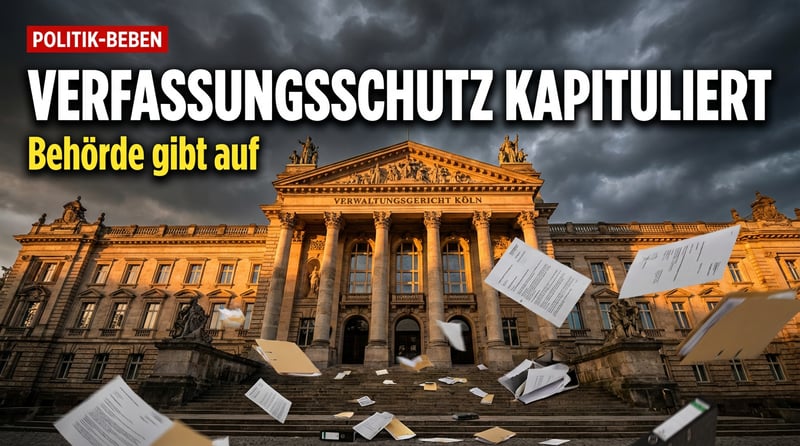 Verfassungsschutz kapituliert: Keine Beschwerde gegen AfD-Urteil – ein Offenbarungseid für Politik und Medien