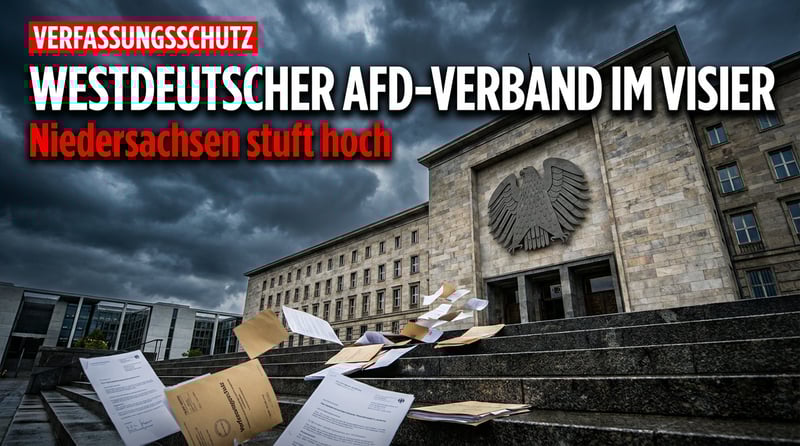 Verfassungsschutz nimmt erstmals westdeutschen AfD-Verband ins Visier – SPD-Mann Kramer wittert Bestätigung