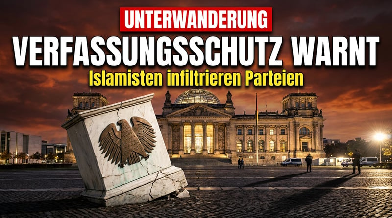 Verfassungsschutz schlägt Alarm: Islamisten unterwandern deutsche Parteien – und die Linke öffnet ihnen Tür und Tor
