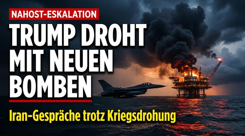 Verhandeln mit dem Zeigefinger am Abzug: Trump lockt Teheran an den Tisch – und droht gleichzeitig mit neuen Bombardierungen