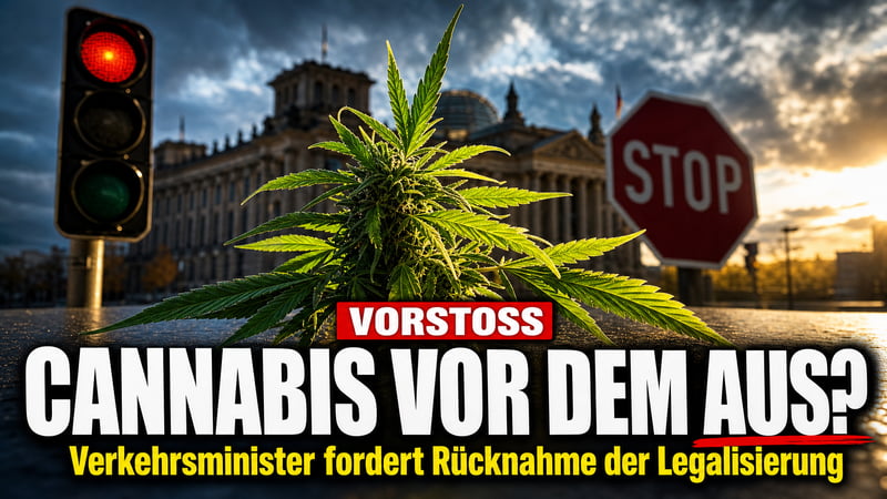Verkehrsminister macht Druck: Cannabis-Legalisierung vor dem Aus?