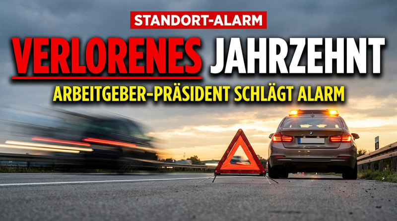 „Verlorenes Jahrzehnt“: Arbeitgeberpräsident stellt Deutschland das Armutszeugnis aus