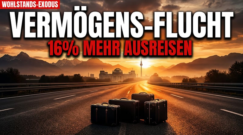 Vermögensflucht aus Deutschland: Wenn die Leistungsträger das Land verlassen