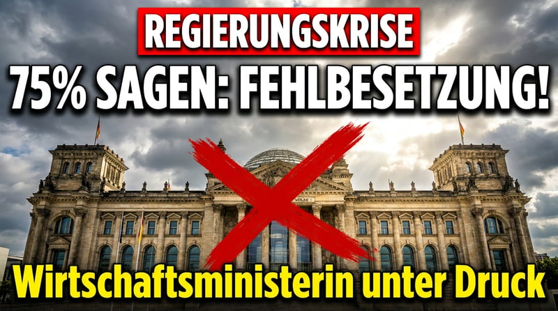 Vernichtendes Urteil für Wirtschaftsministerin Reiche: Drei von vier Deutschen sehen eine Fehlbesetzung