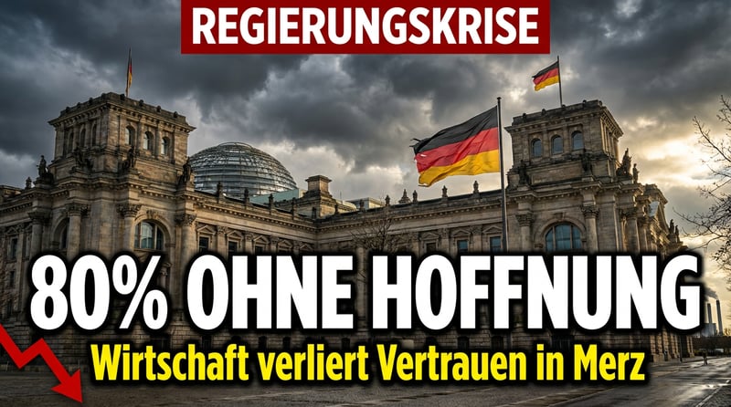 Vernichtendes Zeugnis für Merz: 80 Prozent der Unternehmen erwarten kein Wachstum mehr