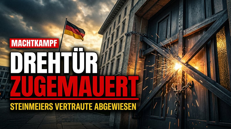 Versorgungsfall Steinmeier: Wenn das Auswärtige Amt plötzlich die eigene Drehtür zumauert