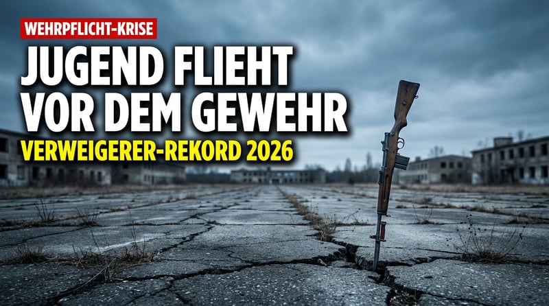 Verweigerer-Rekord in Deutschland: Während die Nachbarn die Kasernen füllen, flieht die Jugend vor dem Gewehr