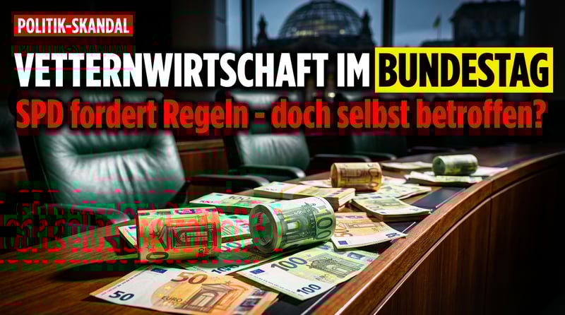Vetternwirtschaft im Bundestag: SPD fordert schärfere Regeln – doch wer kehrt vor der eigenen Tür?