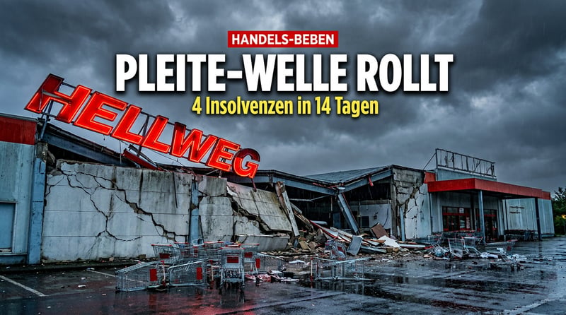 Vier Insolvenzen in vierzehn Tagen: Wie die Hellweg-Gruppe zum Menetekel fĂŒr den deutschen Handel wird