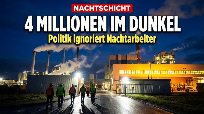 Vier Millionen Deutsche schuften nachts – und die Politik schaut weg