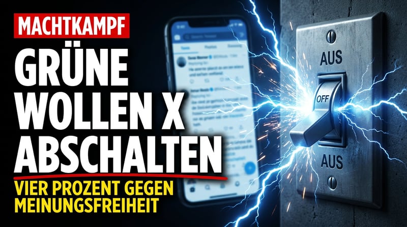 Vier Prozent fordern Abschaltung: Wenn Grüne die Meinungsfreiheit als Betriebsunfall betrachten