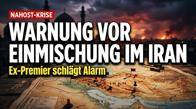 Villepin warnt vor westlicher Einmischung im Iran: Eine Stimme der Vernunft im Chor der Kriegstreiber?