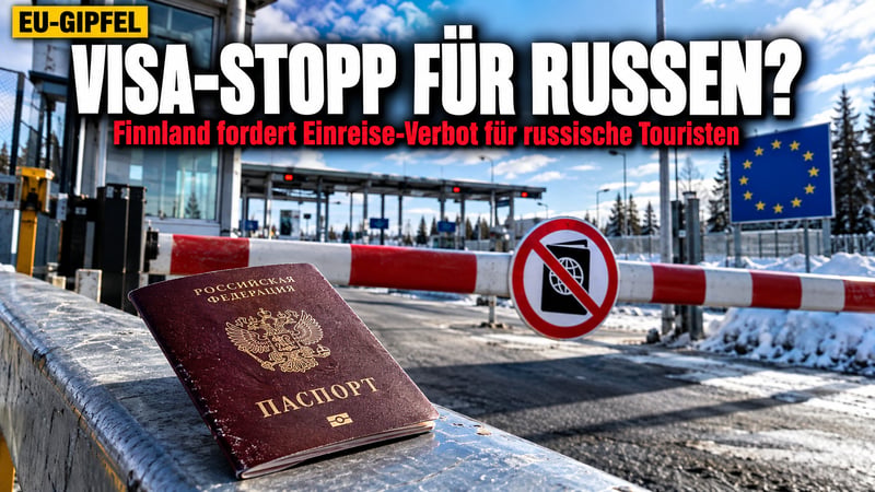Visa-Stopp für Russen? Finnland zündet die nächste Eskalationsstufe!