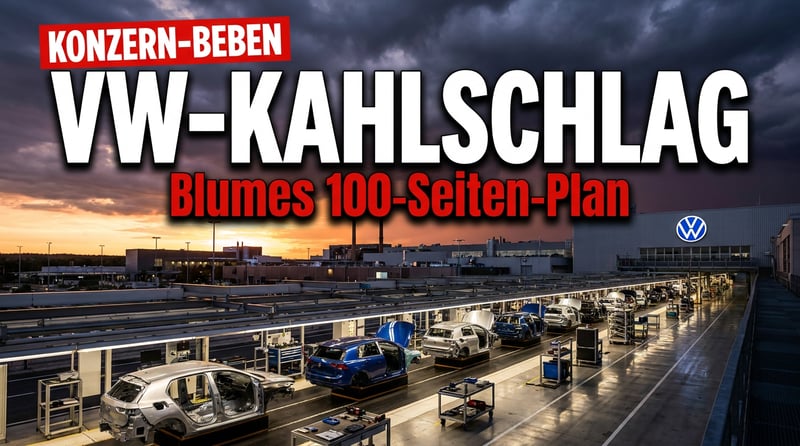 Volkswagen am Scheideweg: Blumes Kahlschlag-Plan und das Ende der deutschen Auto-Herrlichkeit