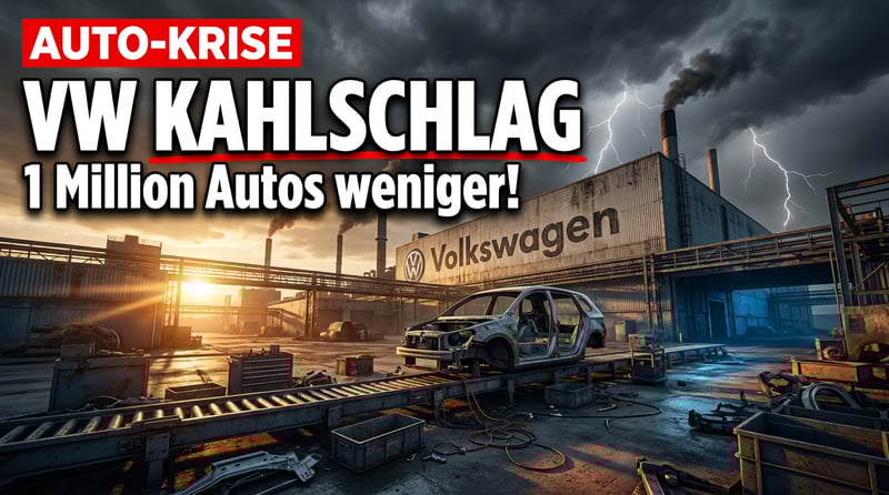 Volkswagen vor dem Kahlschlag: Eine Million Autos weniger – Deutschlands Autoindustrie taumelt
