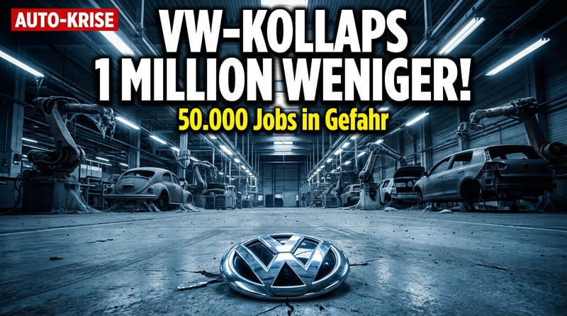 Volkswagen vor dem Kahlschlag: Eine Million Fahrzeuge weniger – der Niedergang einer deutschen Ikone