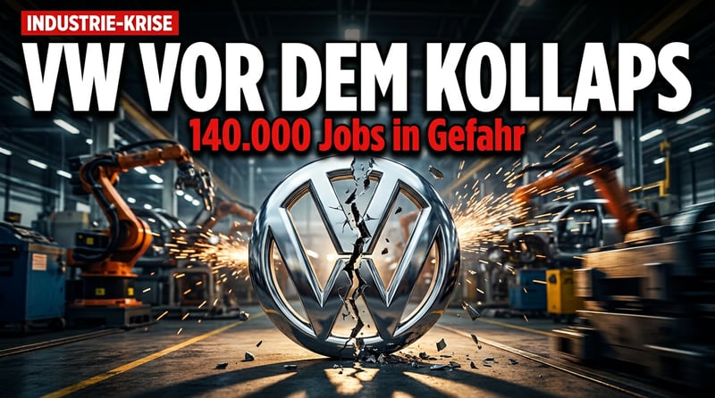 Volkswagen vor dem Kahlschlag: Wie das Vorzeigeprojekt deutscher Industriekraft zur Mahnung verkommt
